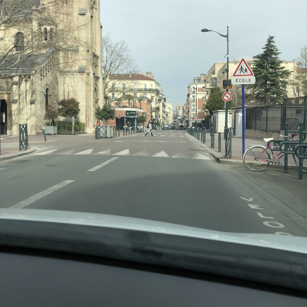 Passage piéton lumineux vu par un automobiliste - Étude eye tracker Tobii
